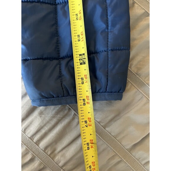 Lands End Jacket Primaloft Mens Large 42-44 Quilted Coat Navy Packable - Picture 10 of 11